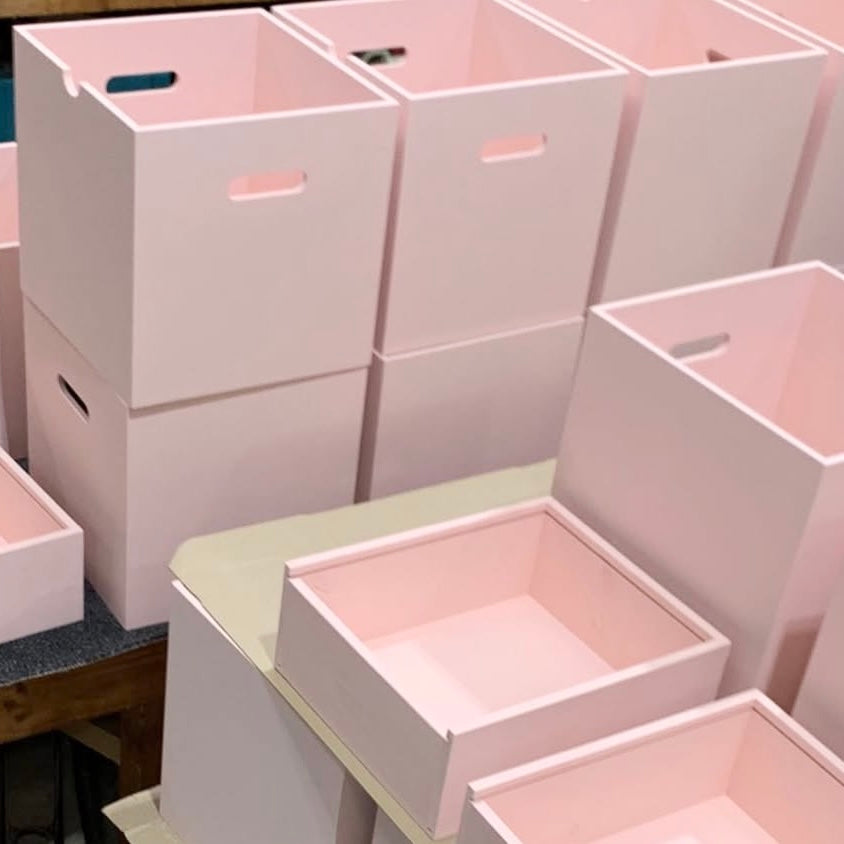 Pale Pink Toy Box