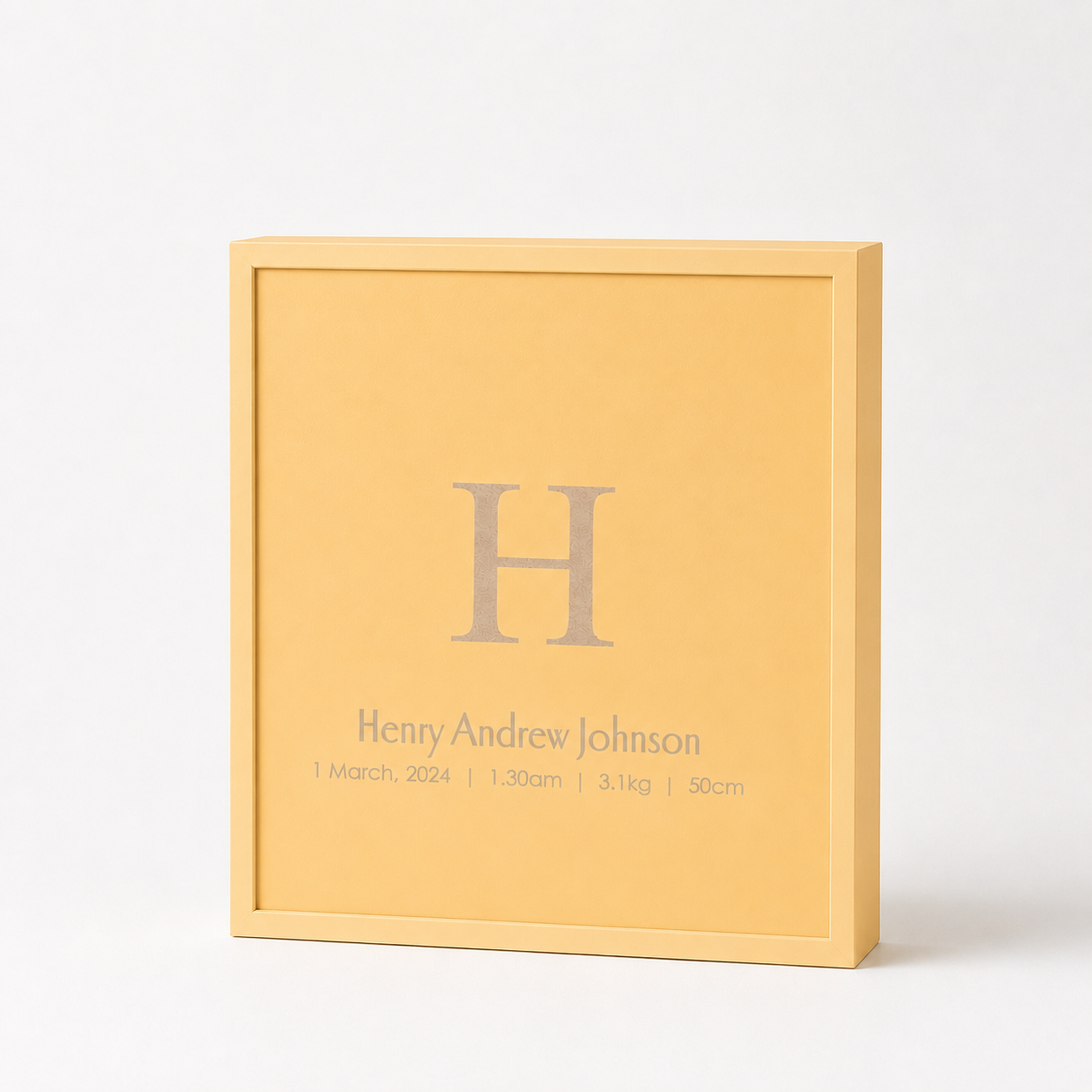 Mustard Painted Keepsake