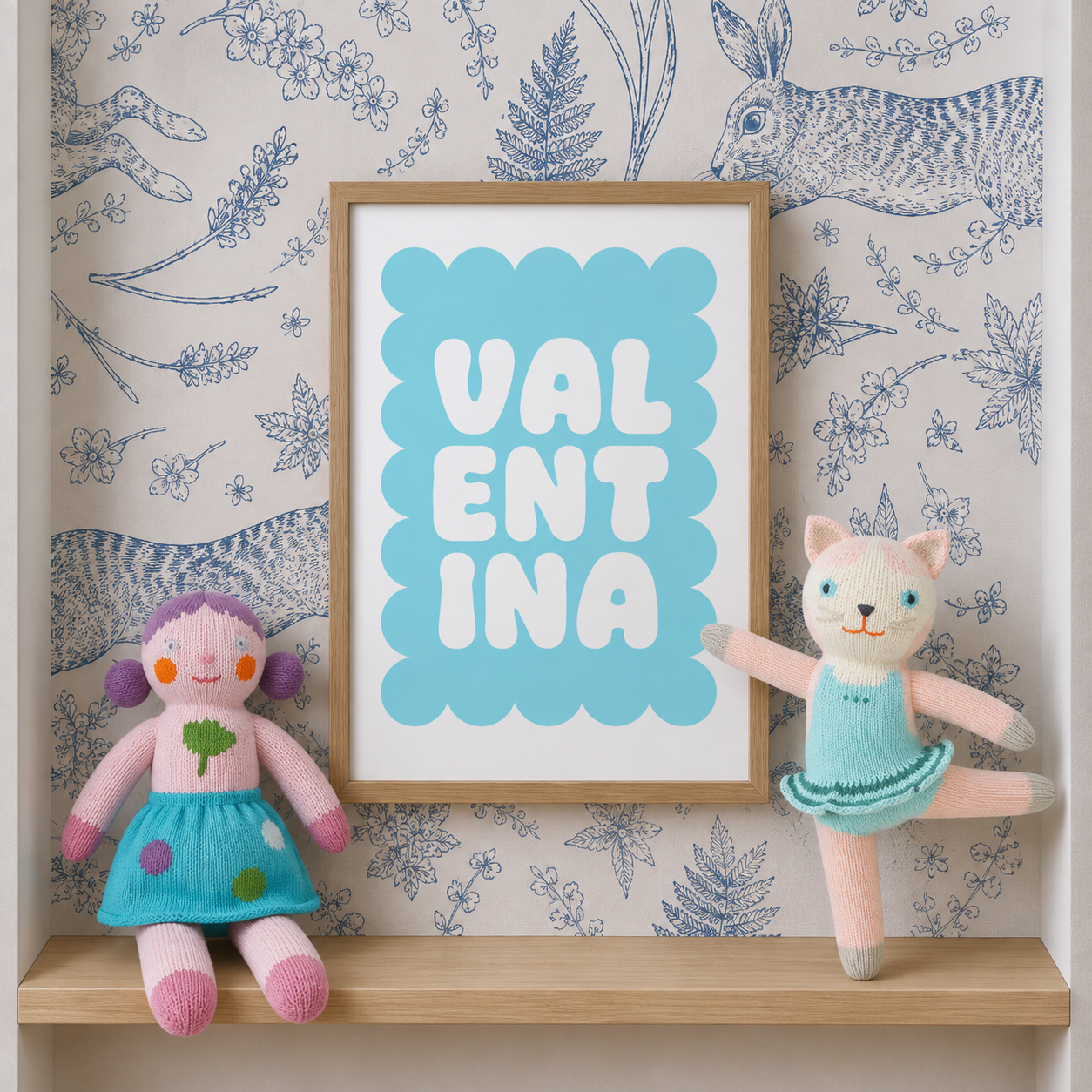 Teal Personalised Print