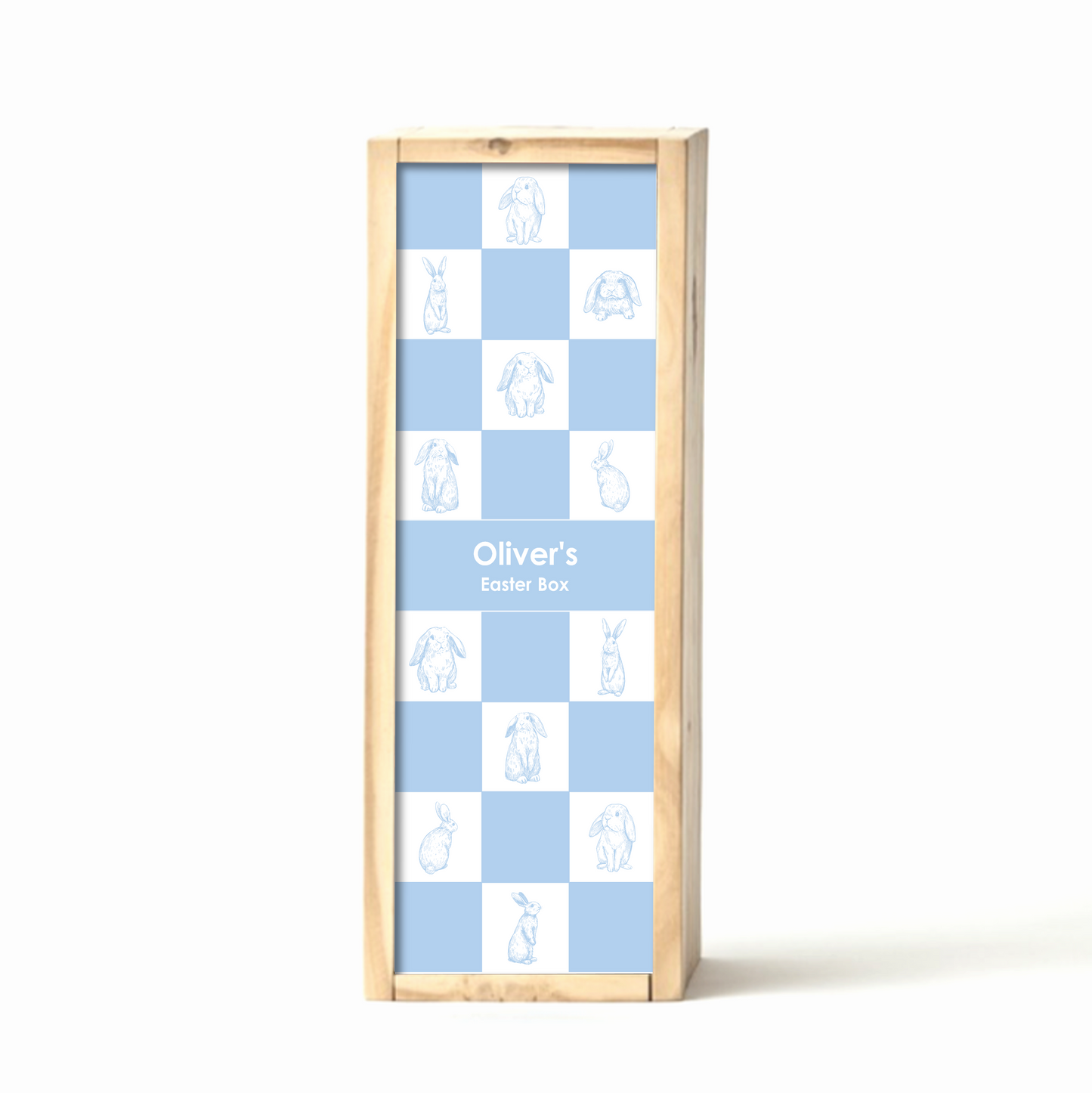 Blue Easter Egg Box Check