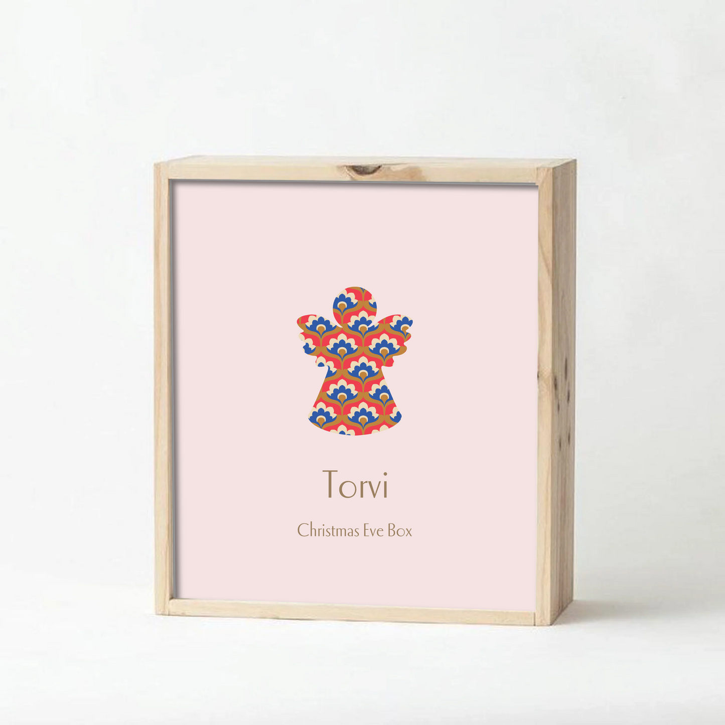 Pink Christmas Keepsake Box