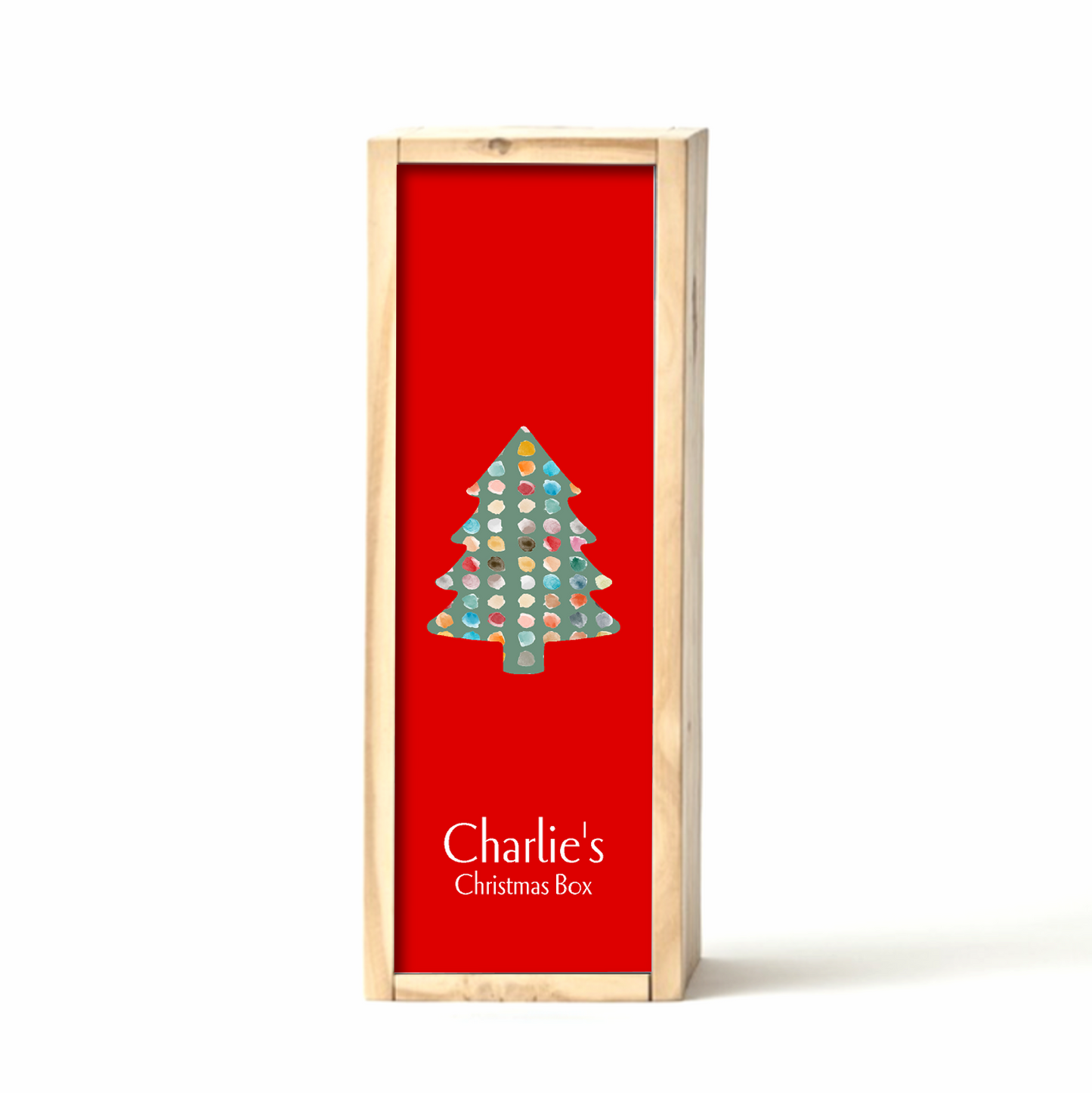 Red Christmas Pattern Gift Box