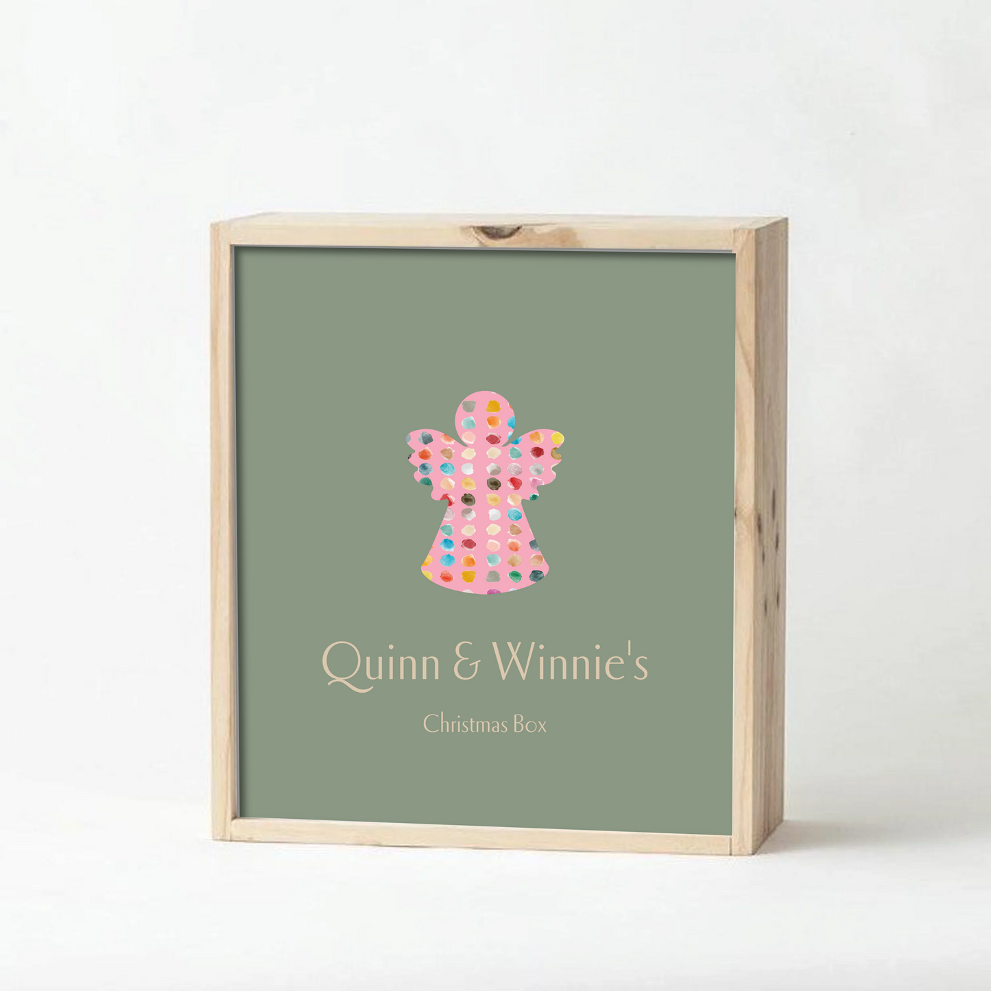 Sage Christmas Keepsake Box