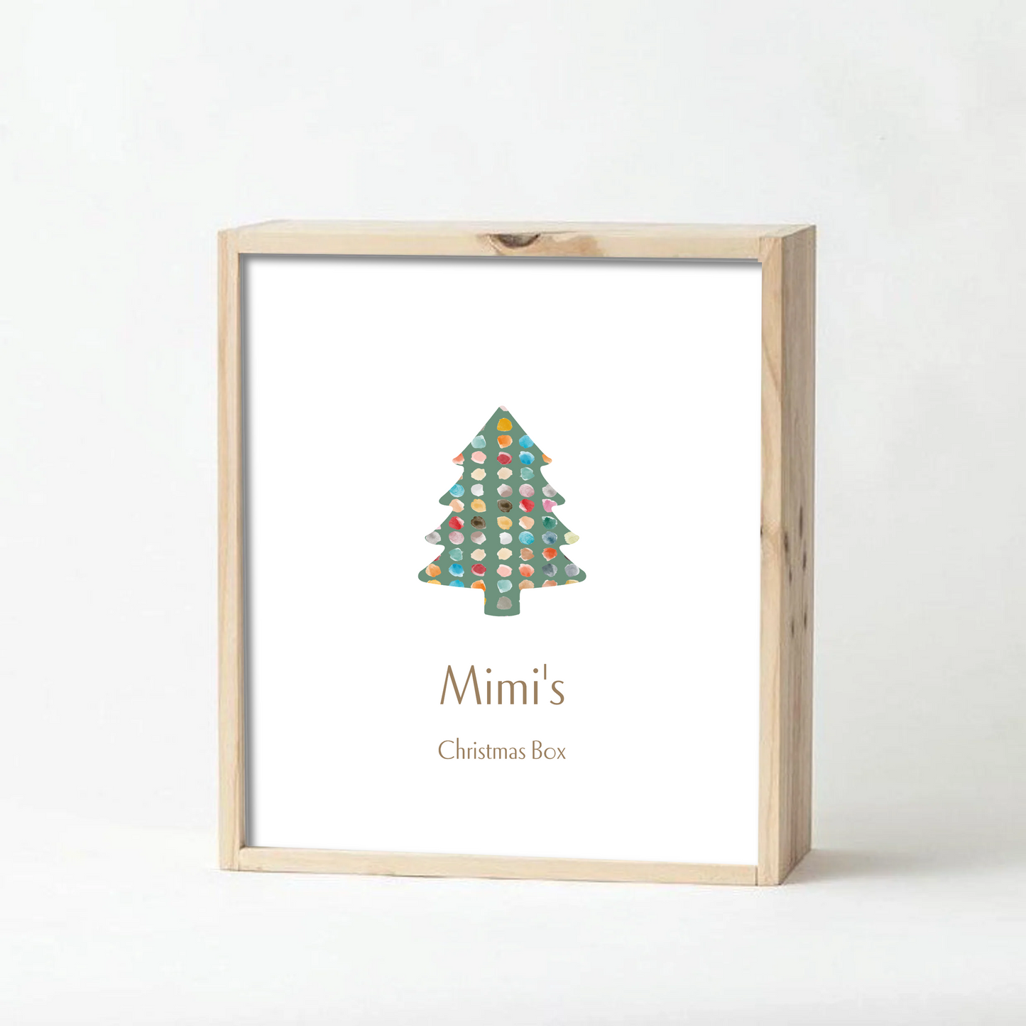 White Christmas Keepsake Box