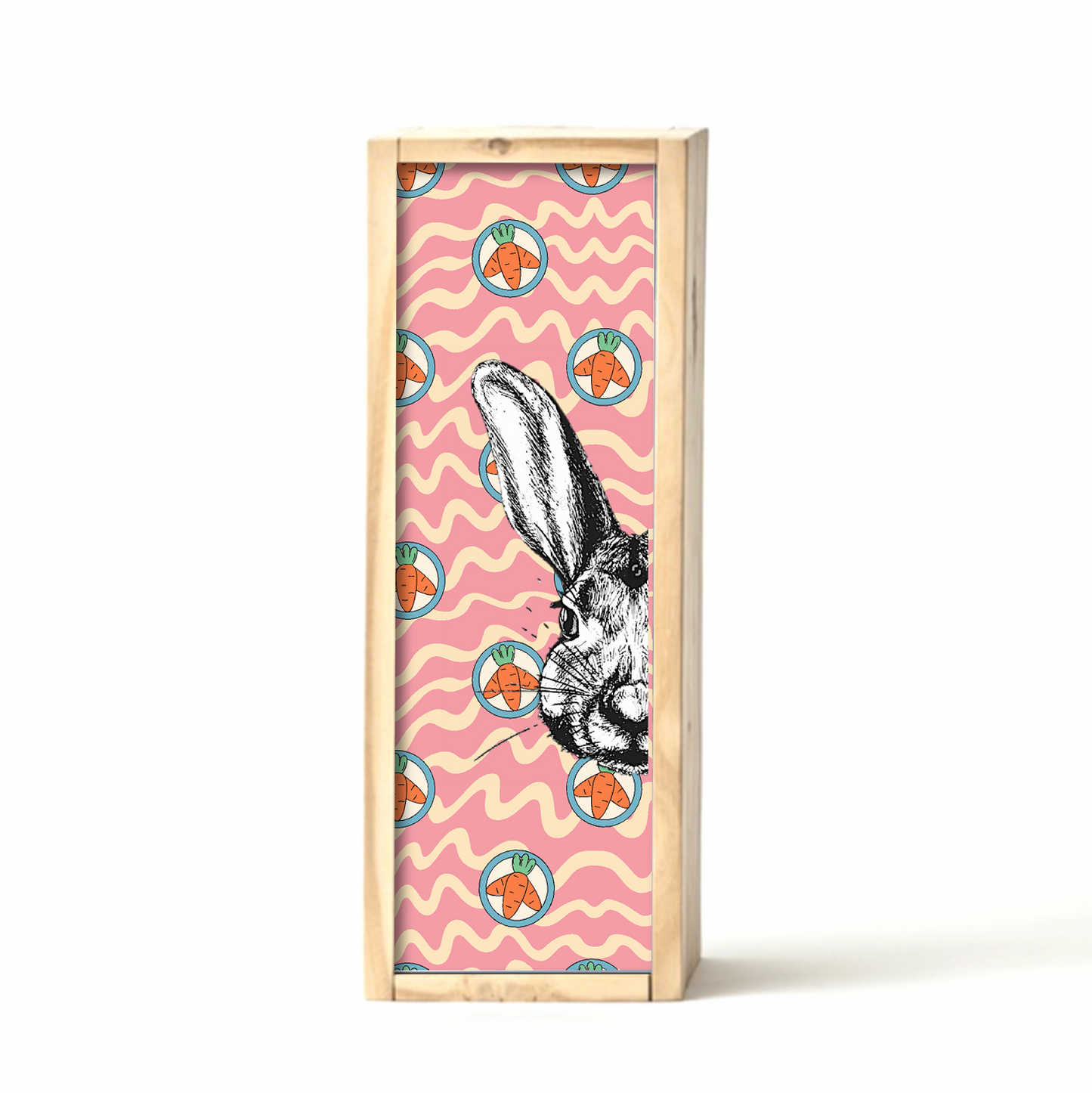 Pink Carrot Easter Egg Box
