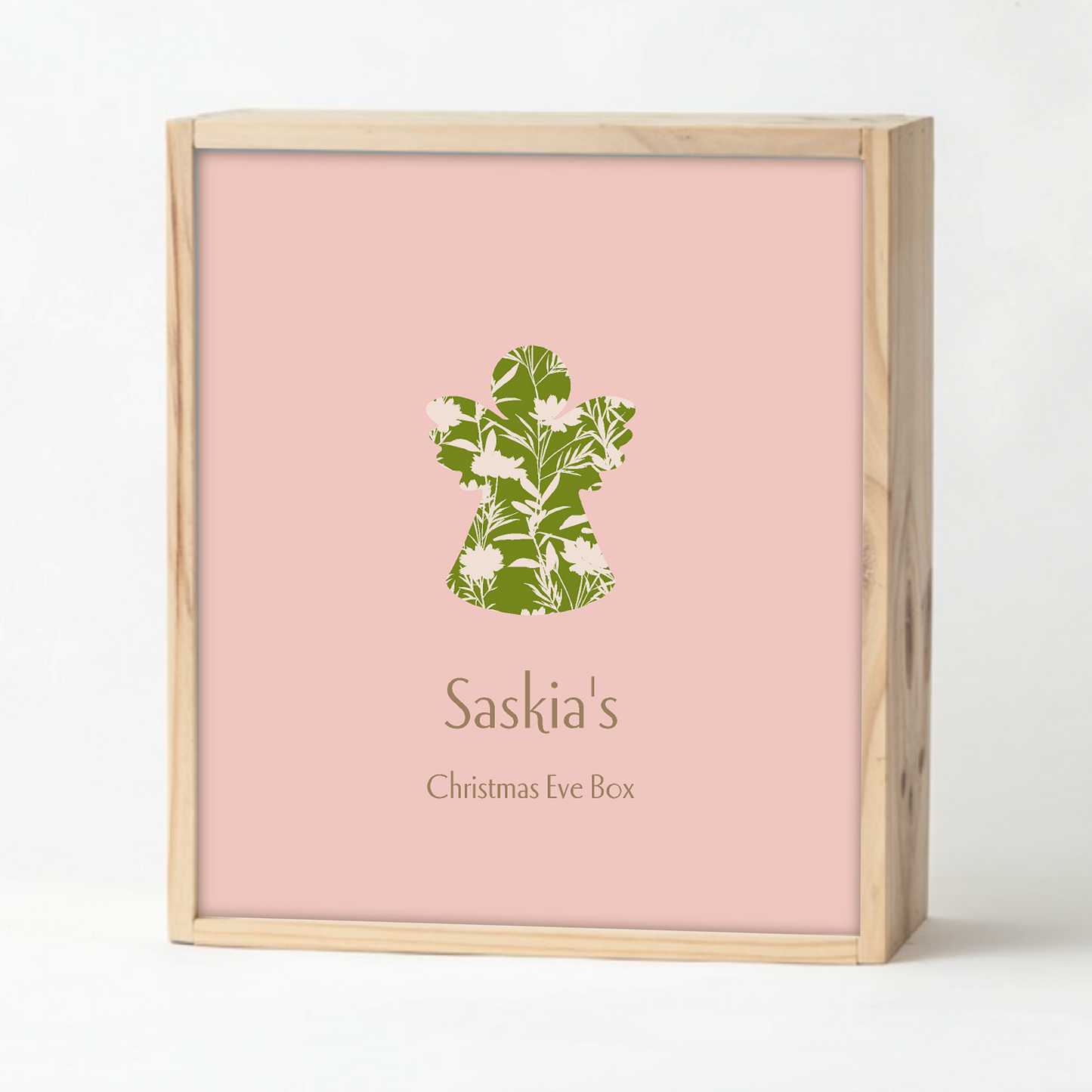 Pink Christmas Keepsake Box