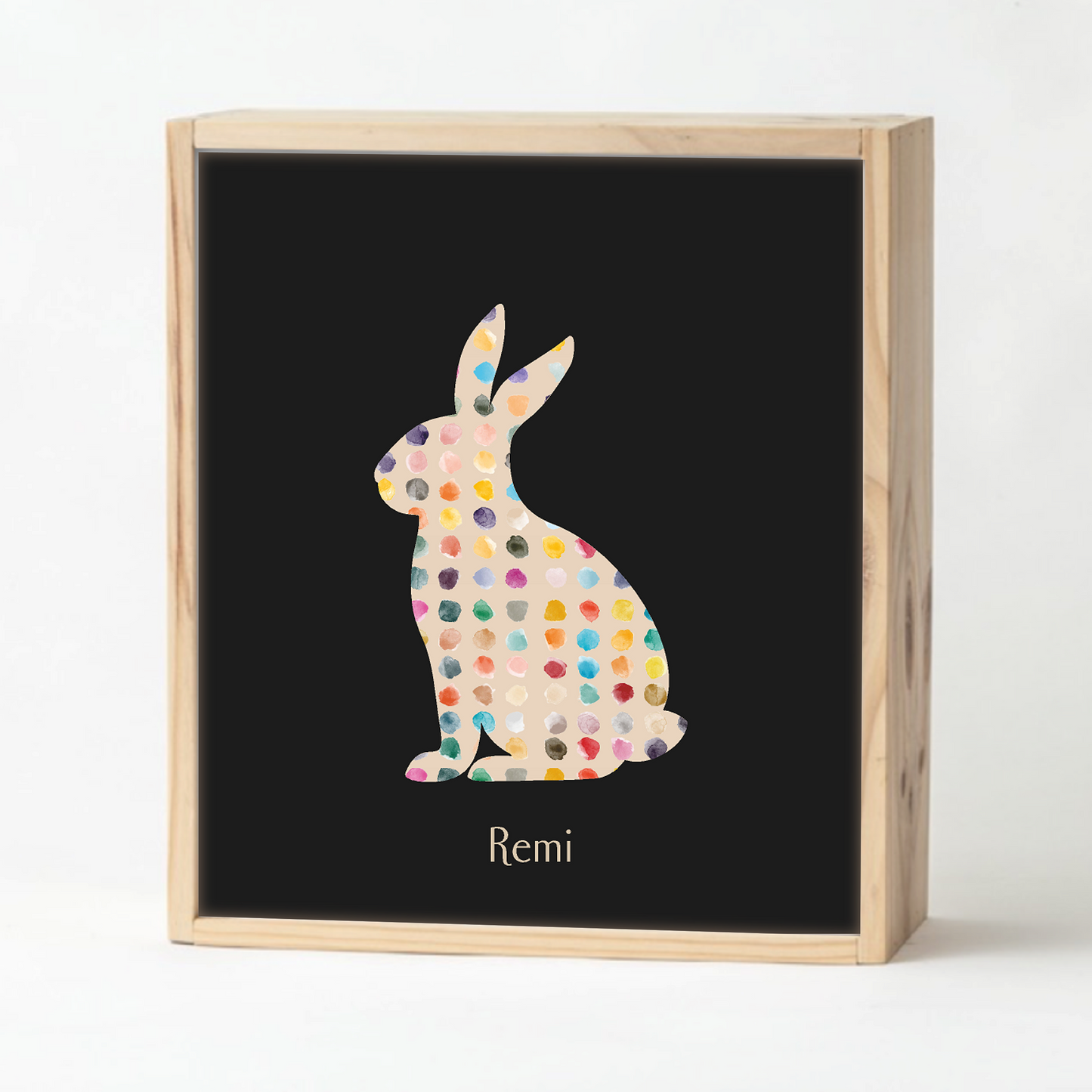 Black Polkadot Keepsake Box
