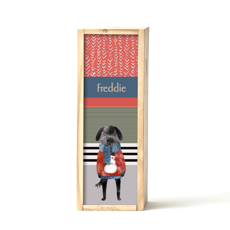 Black Dog Christmas Gift Box