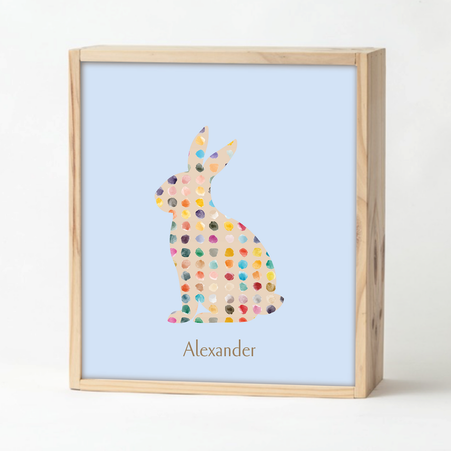 Blue Polkadot Keepsake Box