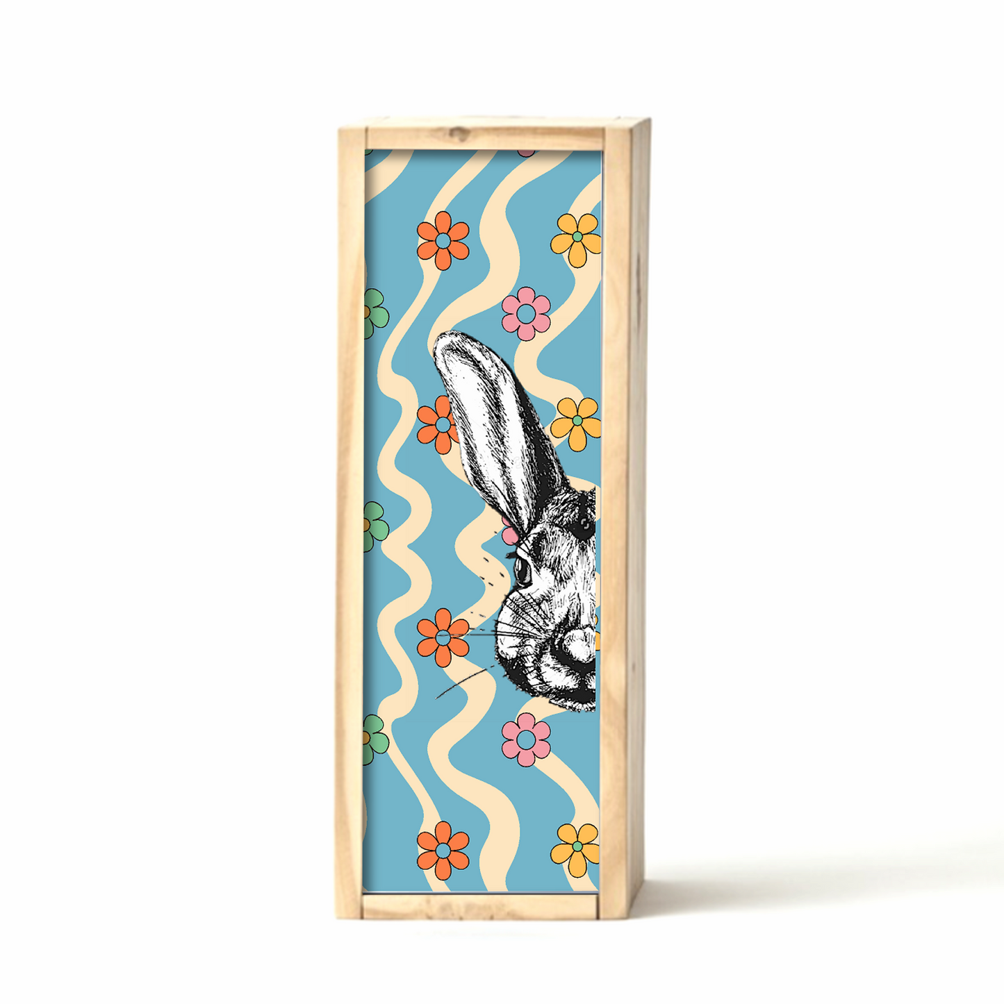 Easter Egg Box Blue Swirl