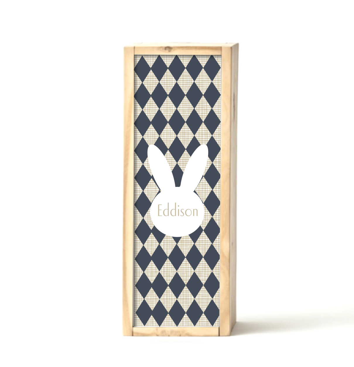 Charcoal Bunny Keepsake Box