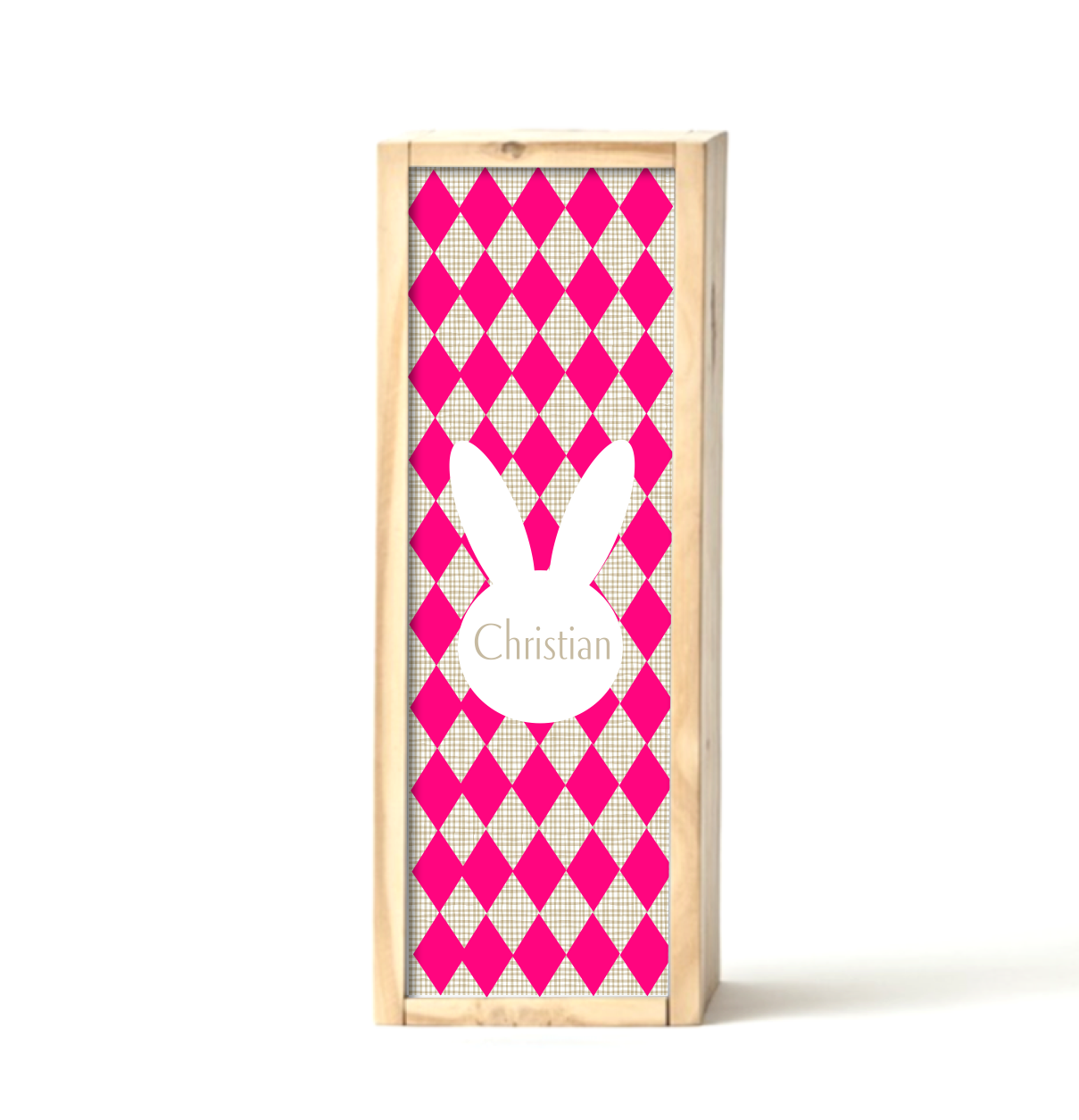 Fuchsia Bunny Keepsake Box