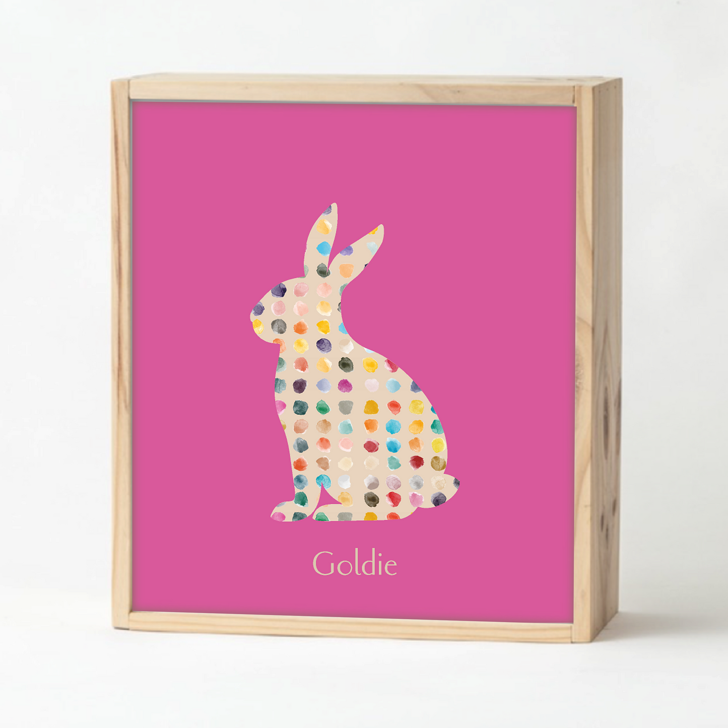 Fuchsia Polkadot Keepsake Box