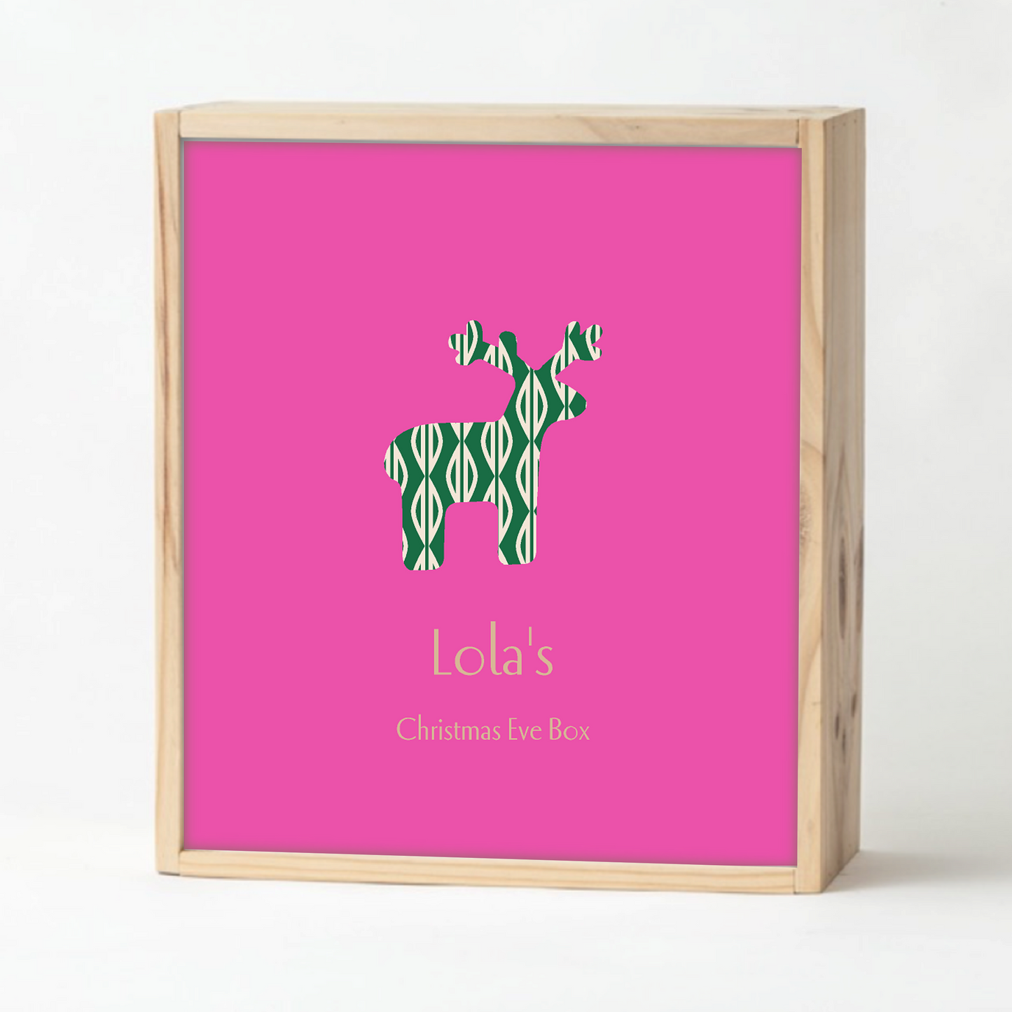 Fuchsia Christmas Keepsake Box