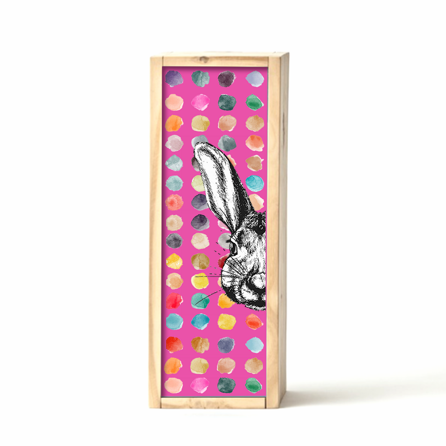 Fuchsia Easter Egg Box Polkadot