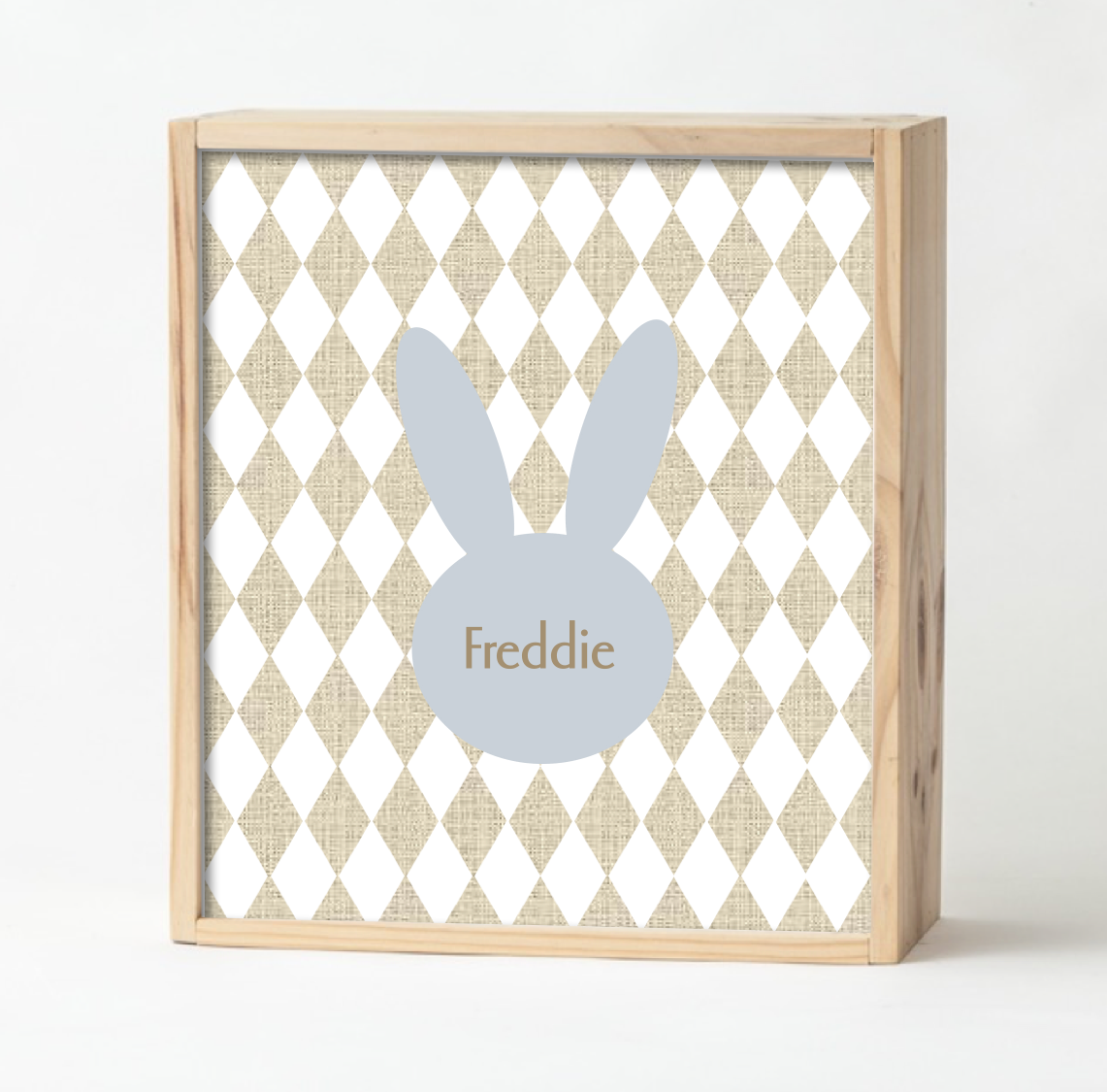 Grey Bunny Keepsake Box