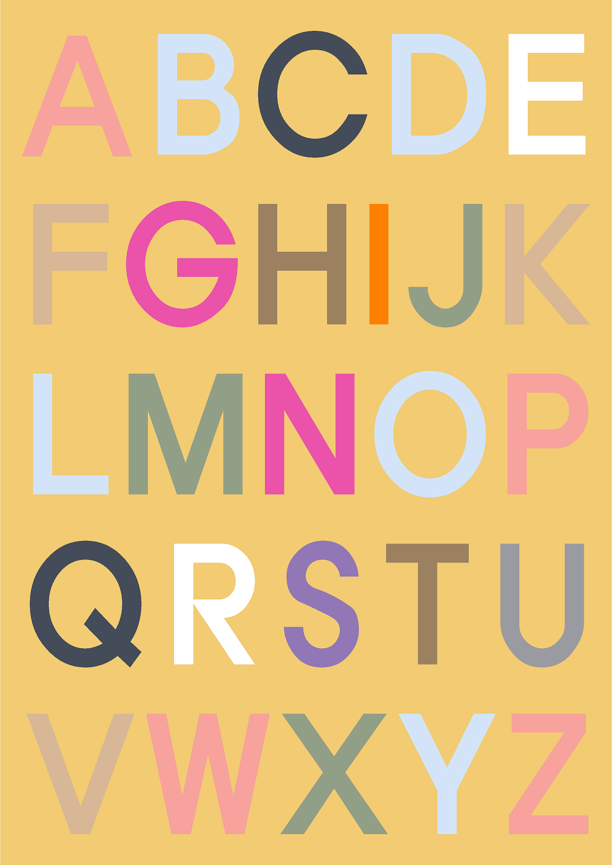 Alphabet Print