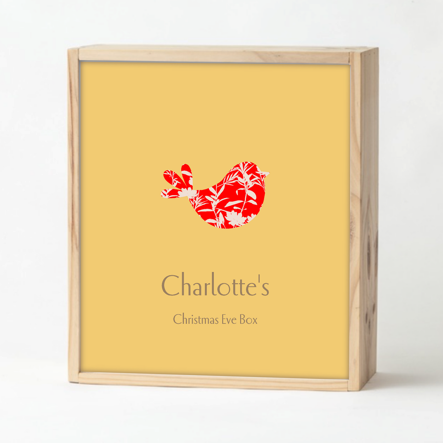 Mustard Christmas Keepsake Box