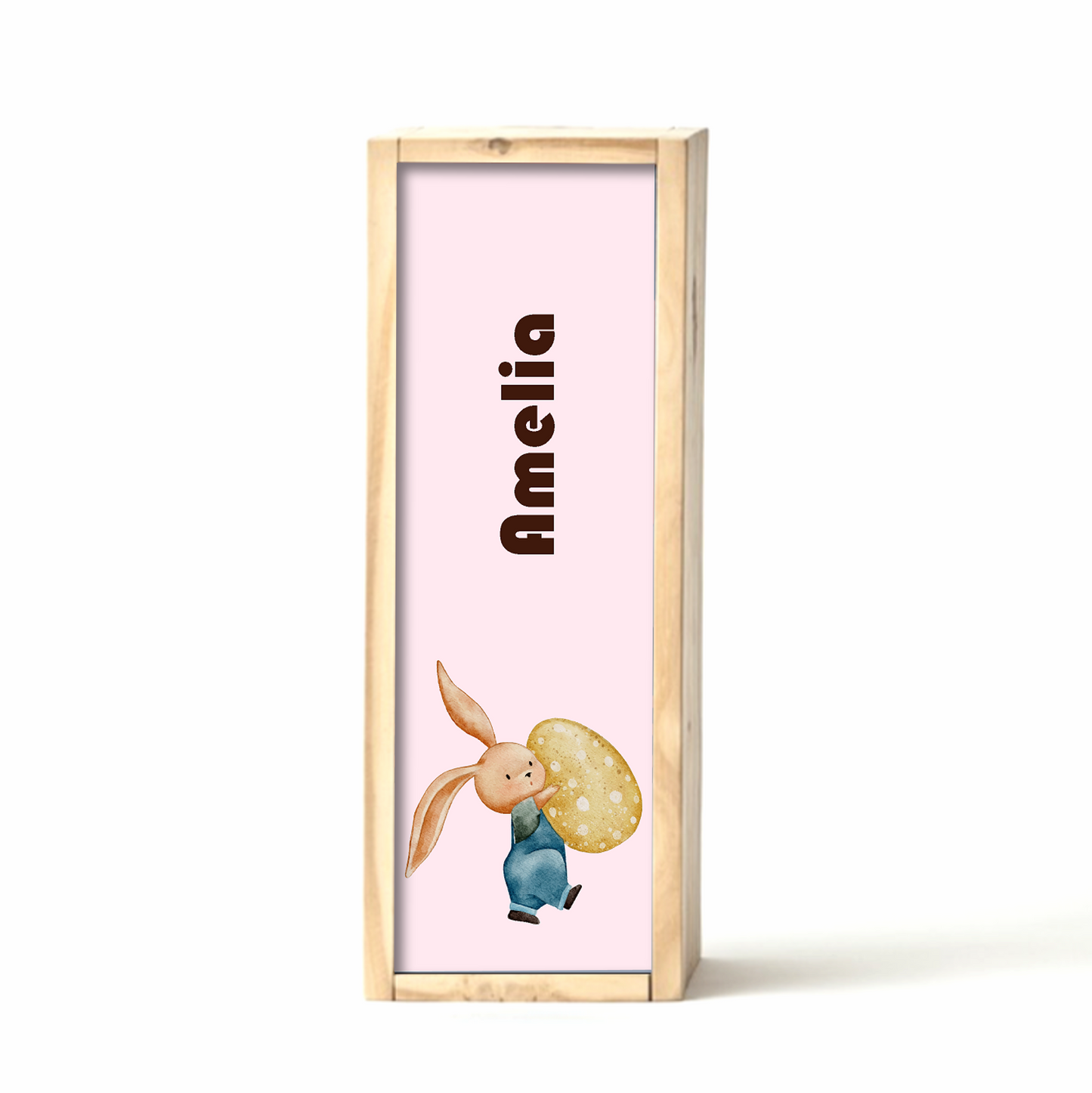 Pink Easter Egg Box Choc