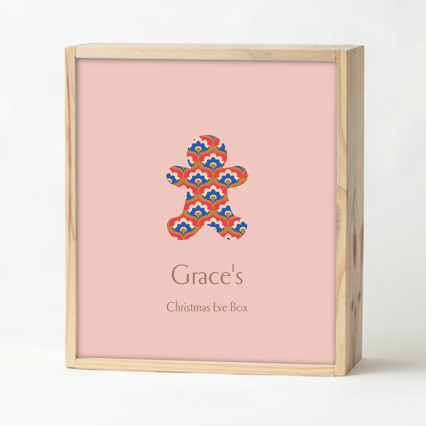 Pink Christmas Keepsake Box