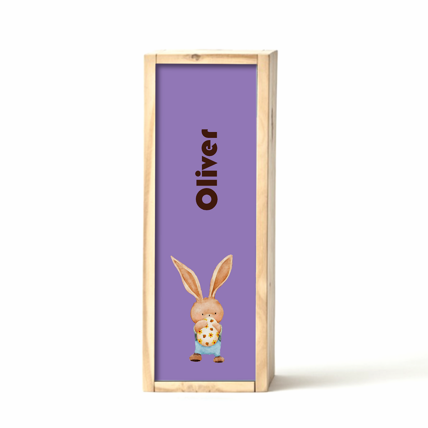 Purple Easter Egg Box Choc
