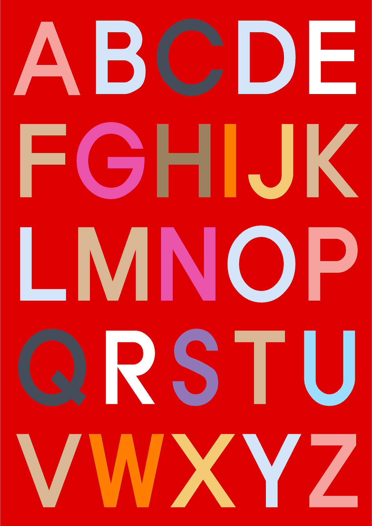 Alphabet Print