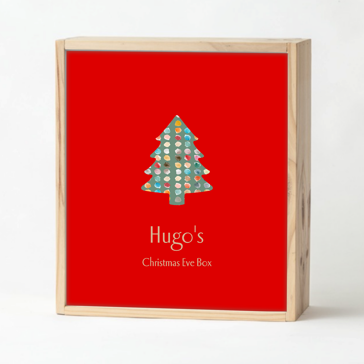 Red Christmas Keepsake Box