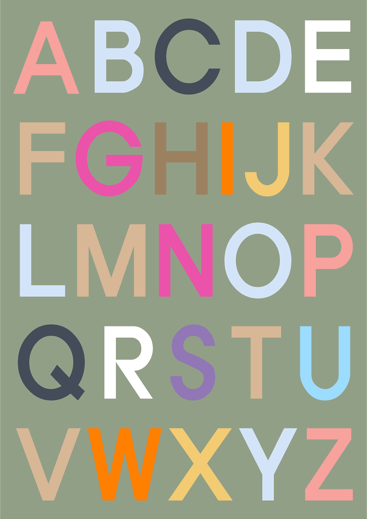 Alphabet Print