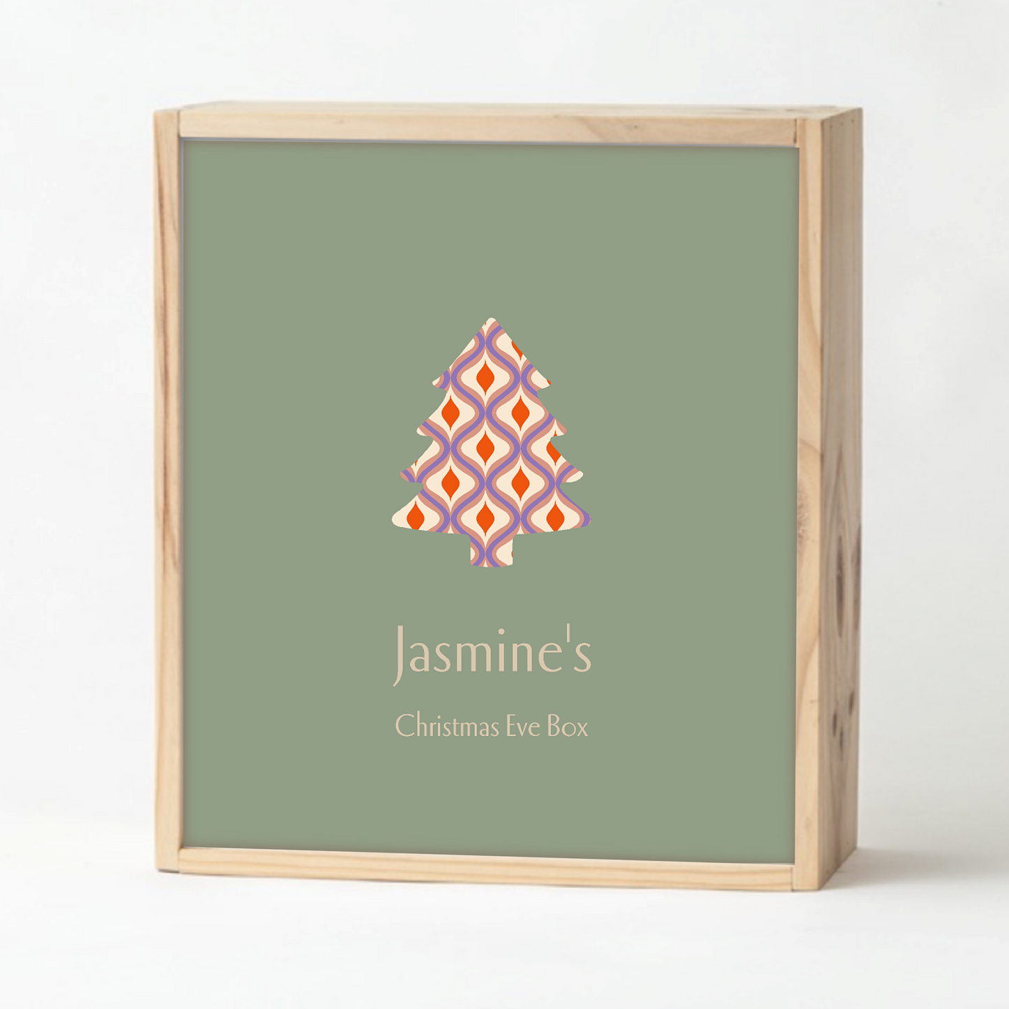 Sage Christmas Keepsake Box
