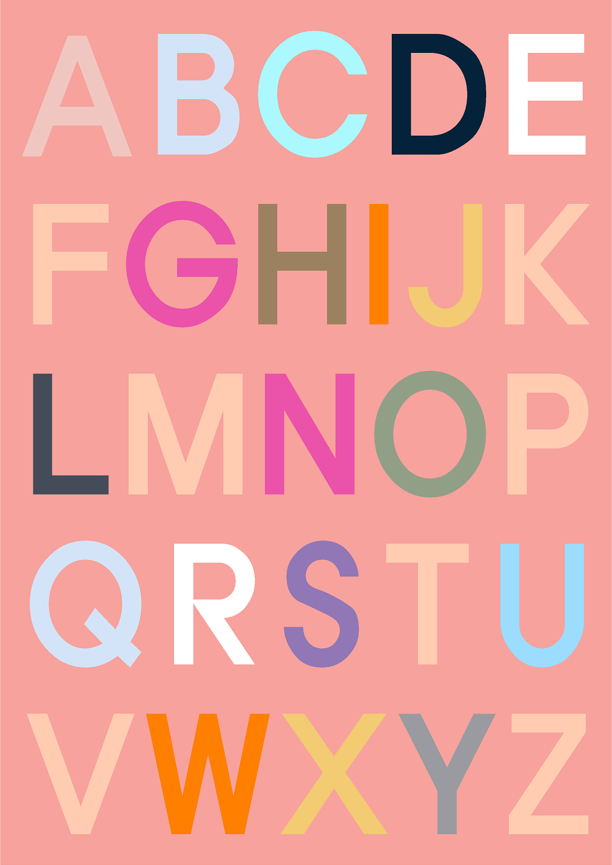 Alphabet Print