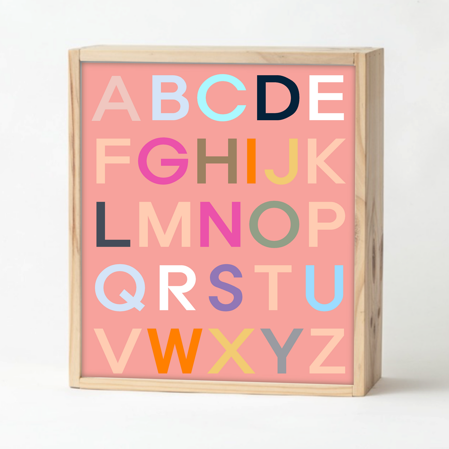 Salmon Alphabet Keepsake