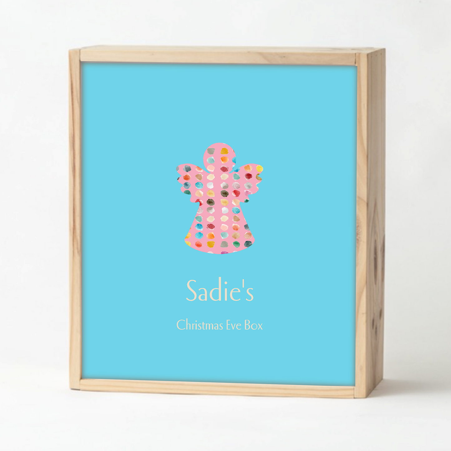 Teal Christmas Keepsake Box