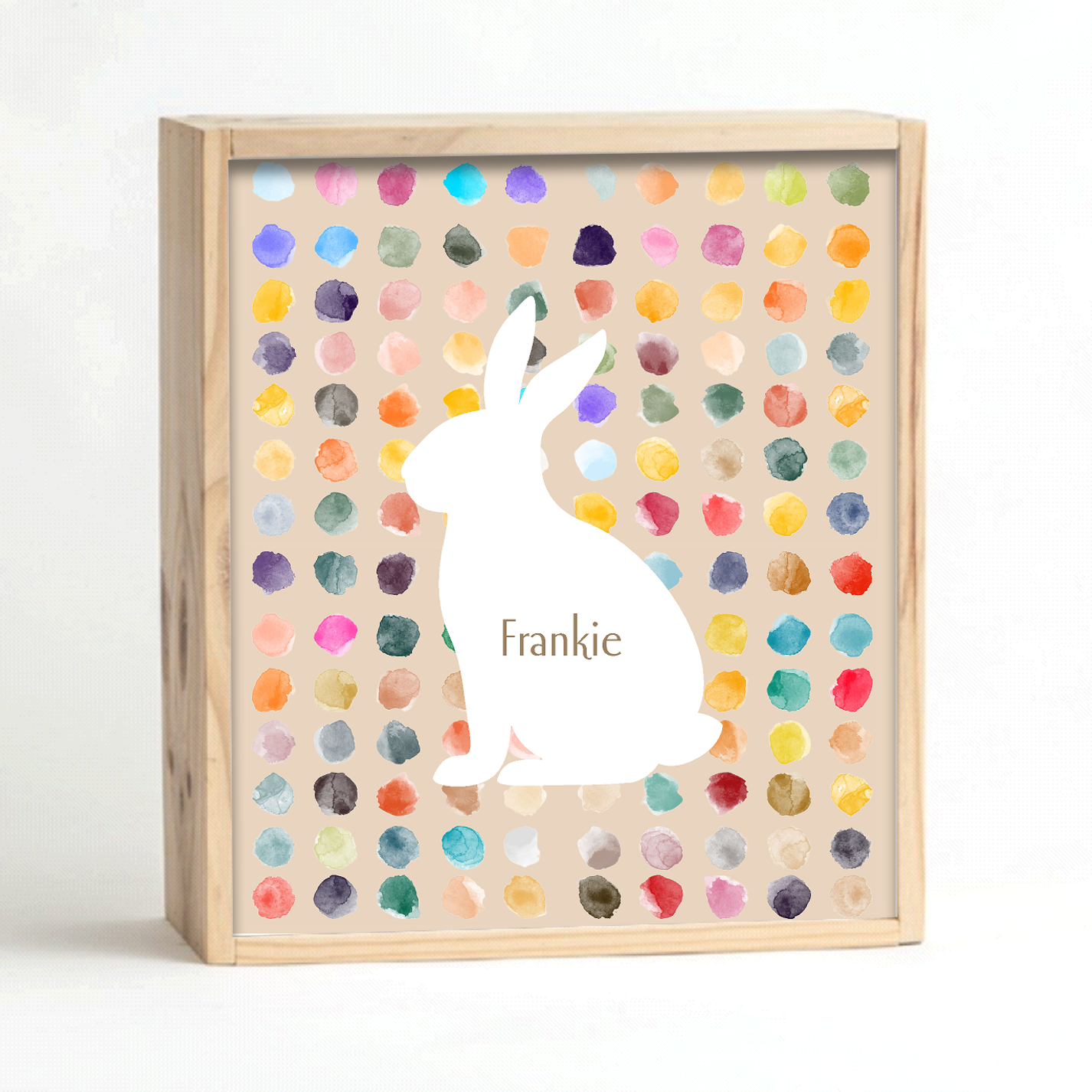 White Polka Keepsake Box