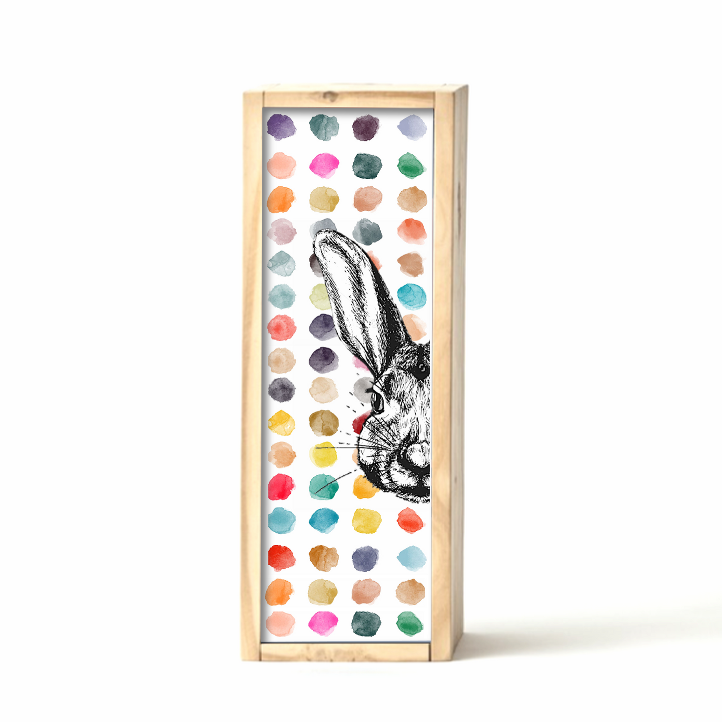 White Easter Egg Box Polkadot