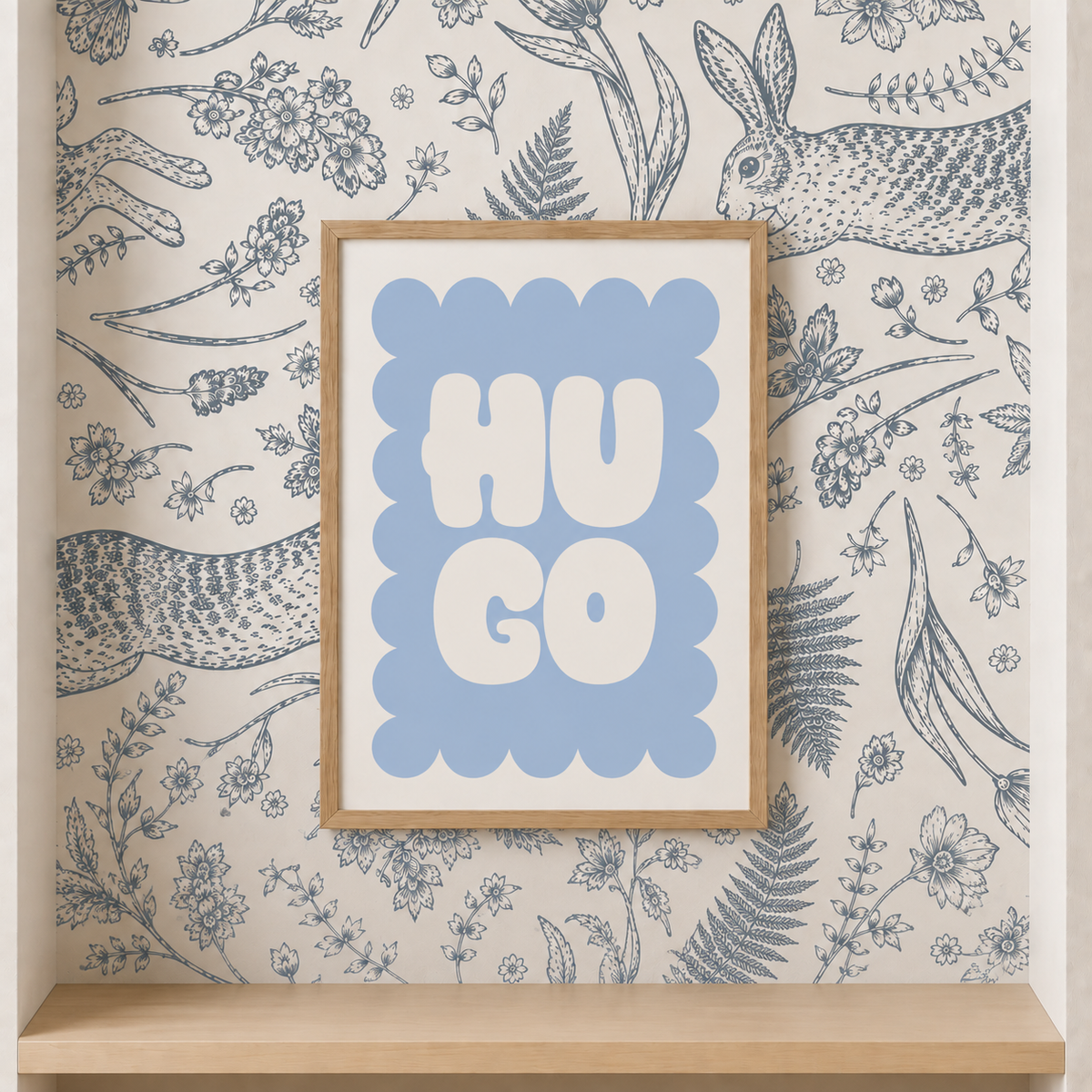 Blue Personalised Print