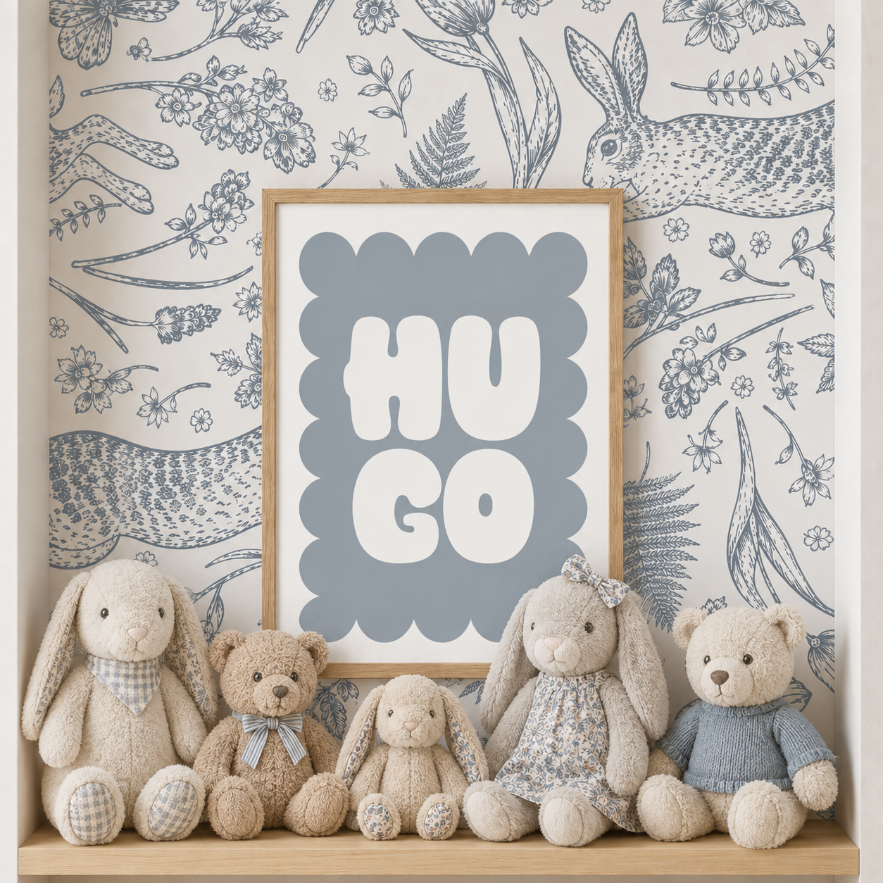 Light Grey Personalised Print