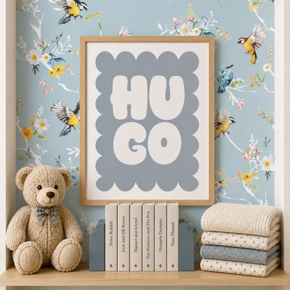 Light Grey Personalised Print