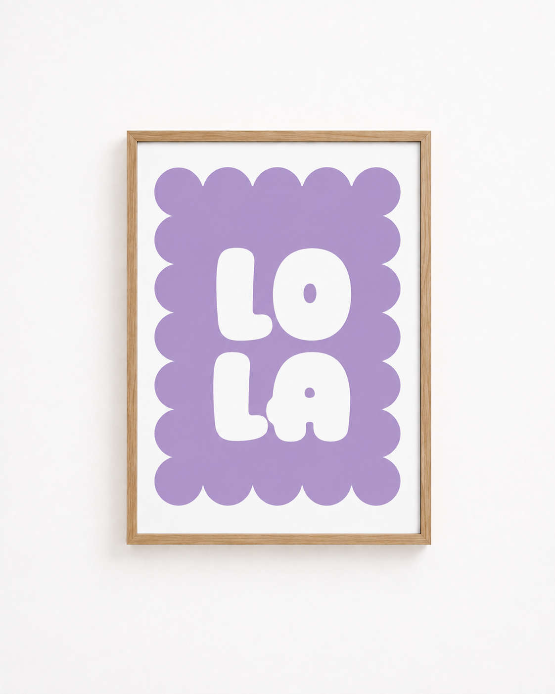 Purple Personalised Print