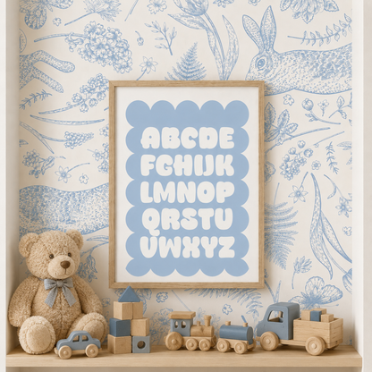 Blue Personalised Print