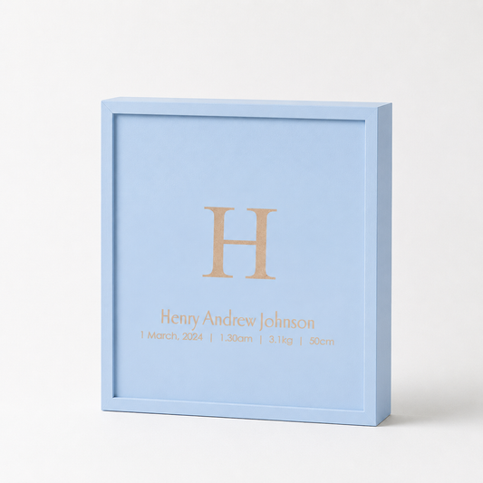 Pale Blue Painted Keepsake