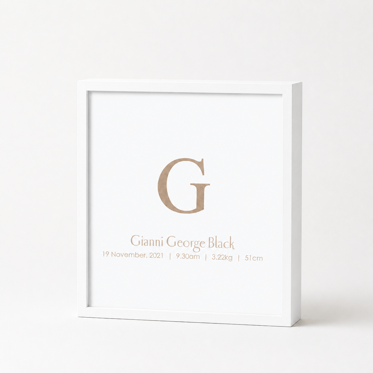 White Painted Keepsake