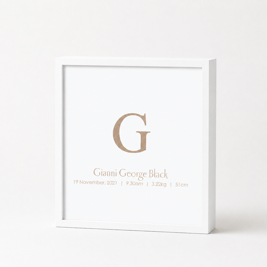 White Painted Keepsake