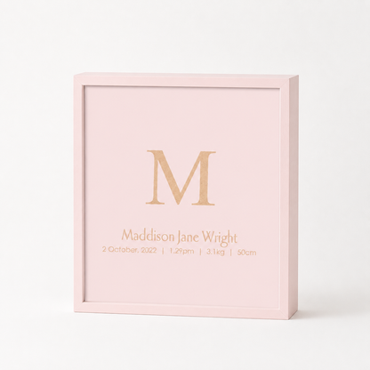 Pale Pink Painted Keepsake
