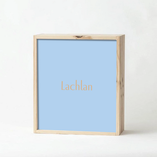 Pale Blue Keepsake Box