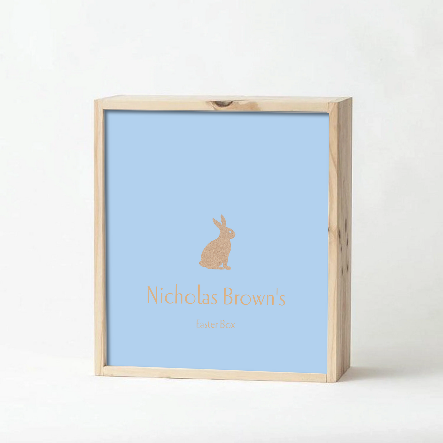 Pale Blue Easter Box