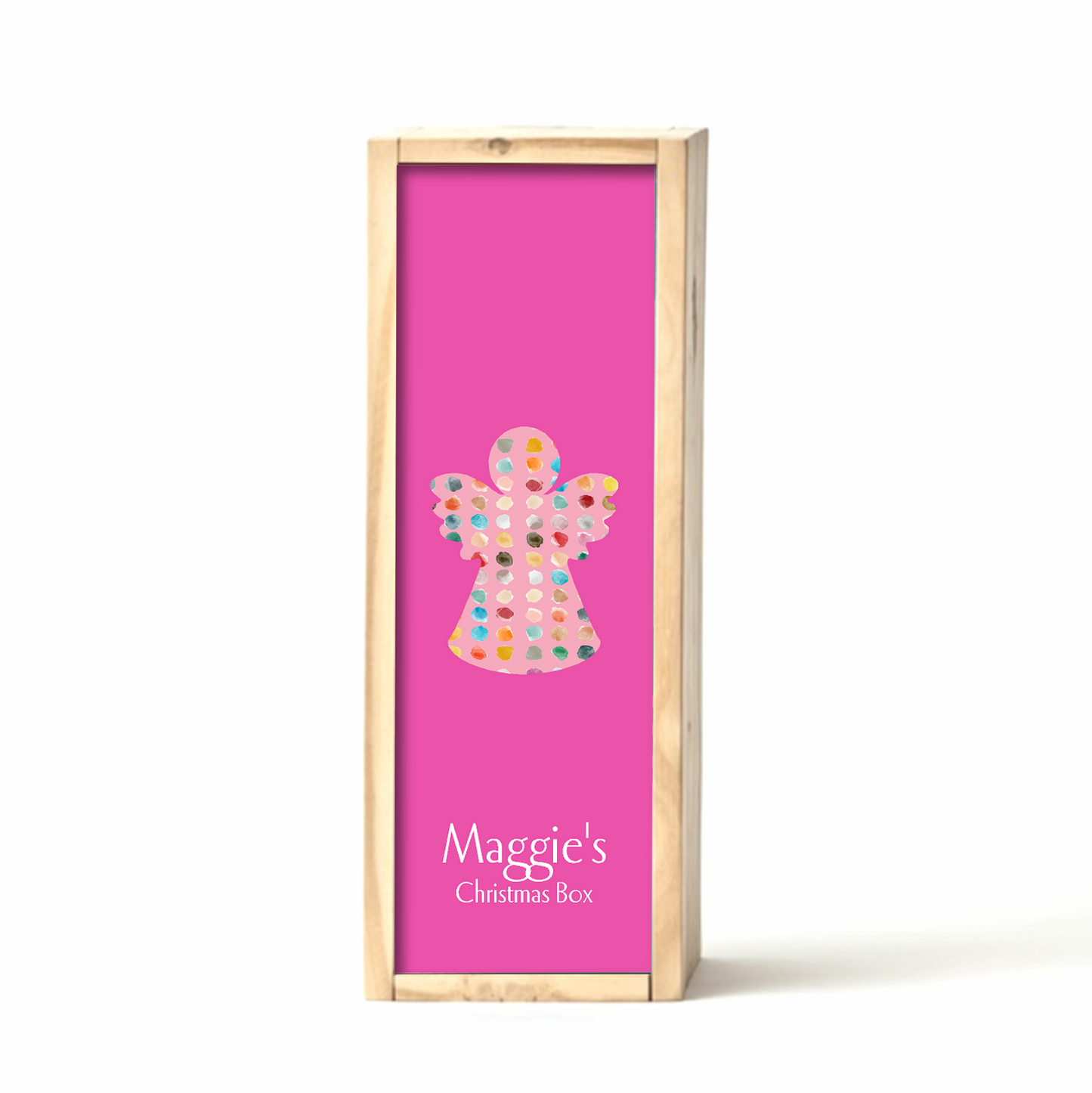 Fuchsia Christmas Pattern Gift Box