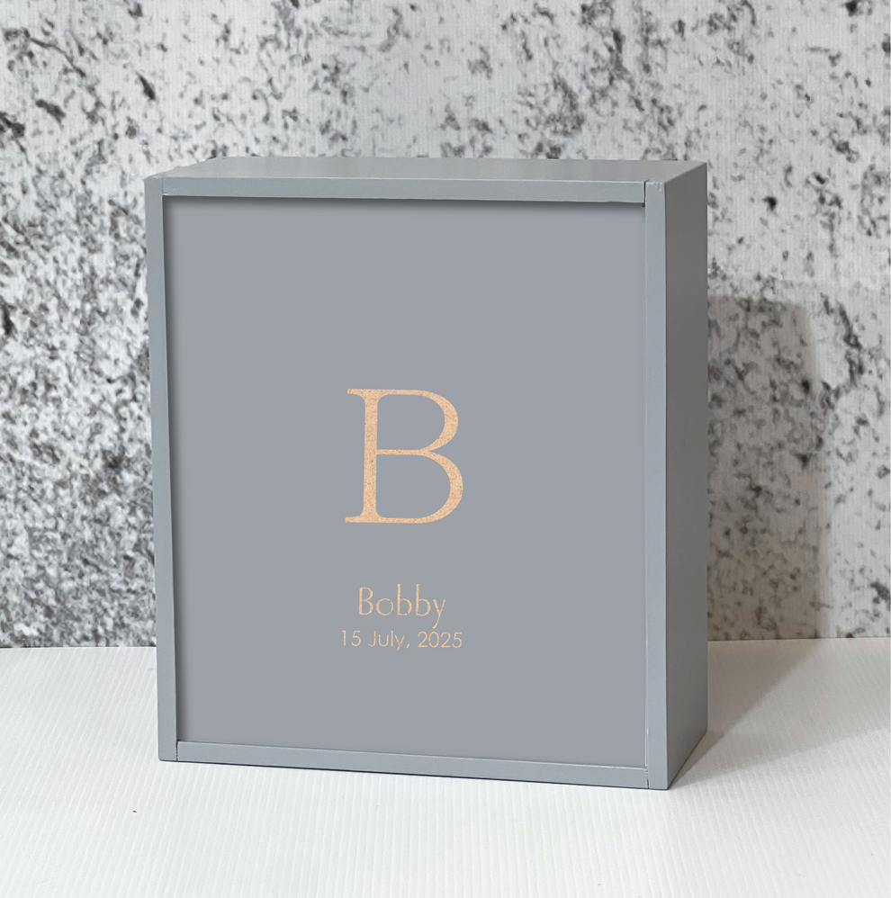 Light Grey Painted Keepsake – Jack and Jill Boxes