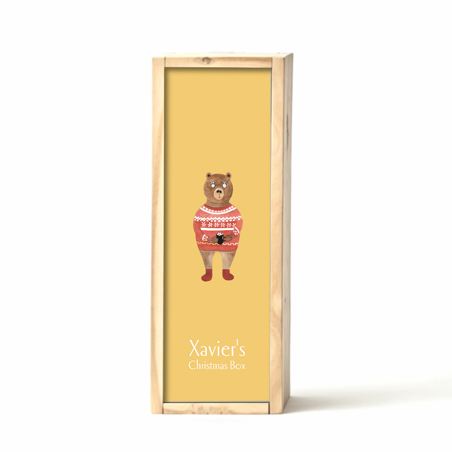 Mustard Christmas Gift Box