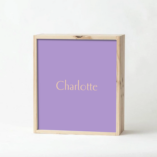 Purple Keepsake Box