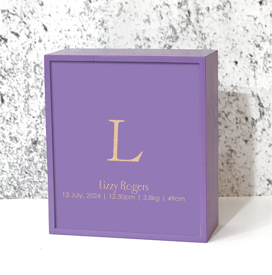 Purple Painted Keepsake